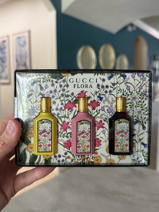 Gucci Other - New with box Gucci Flora gorgeous orchid, intense, gardenia Gift set women’s
